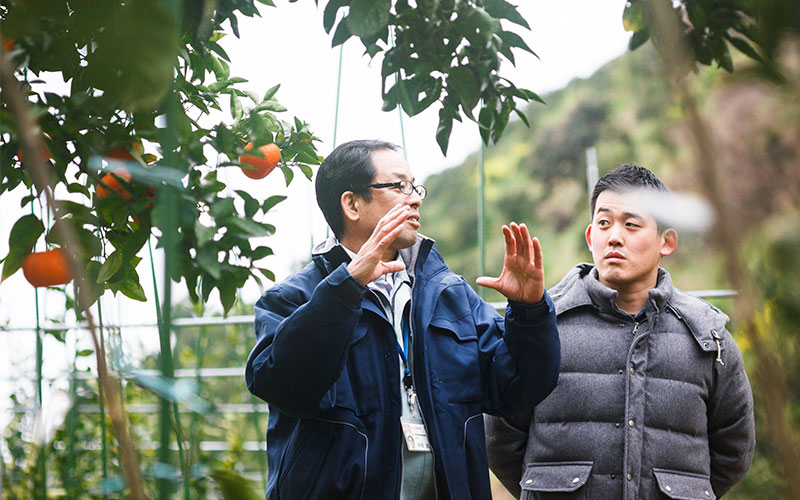 この先の愛媛柑橘の高い目標と誇りについて語る中田所長
